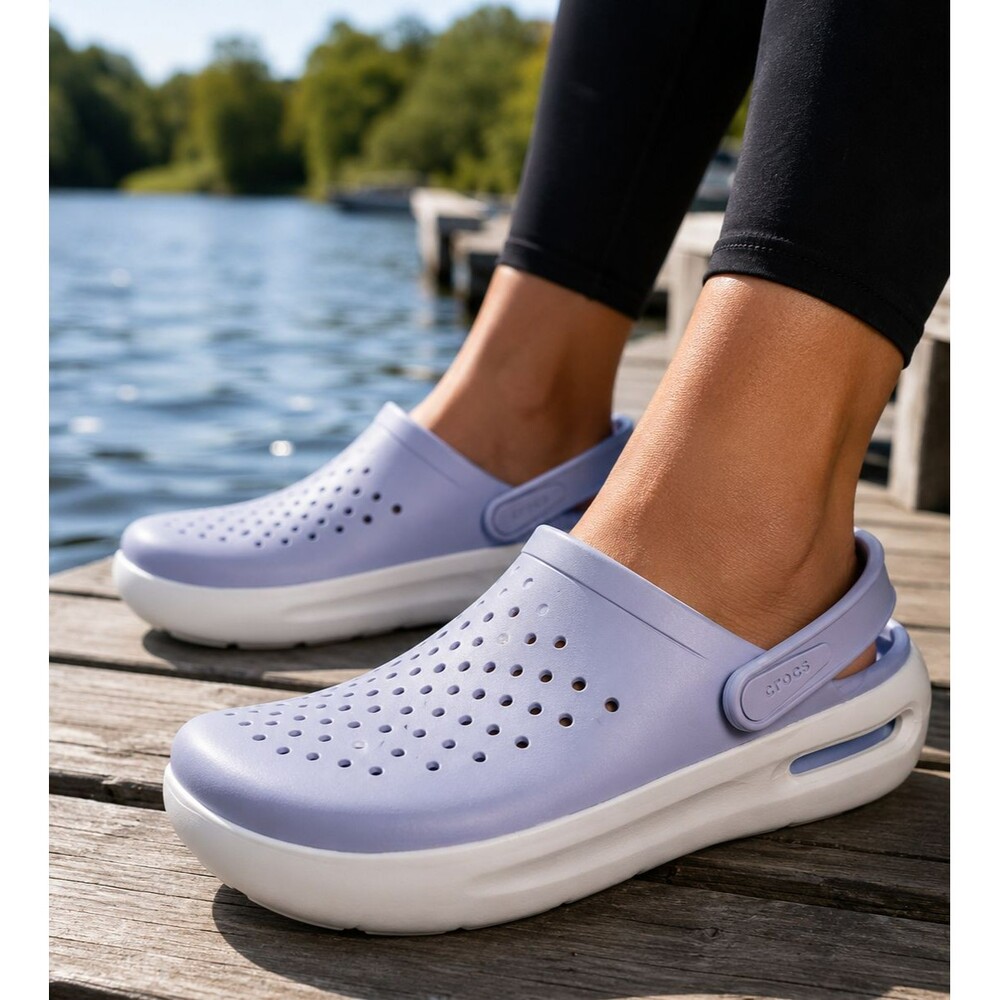 Crocs InMotion Clog (209964-5BR) Men's 13 Lavender Comfort Slip-On Recovery Shoe